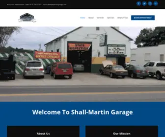 Shallmartingarage.com(Auto Repair Service) Screenshot