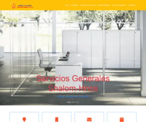 Shalom-Hnos.com(Vidrieria y aluminios Shalom) Screenshot