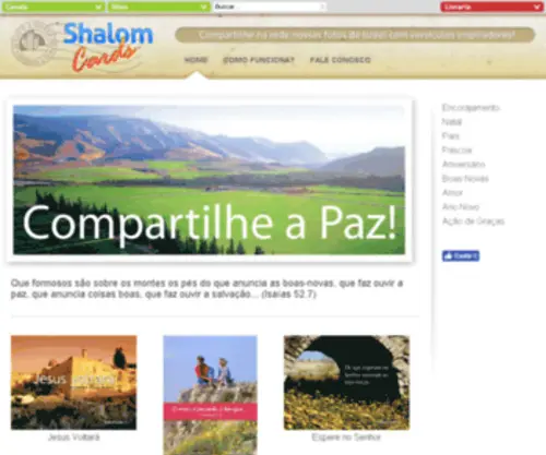 Shalomcards.com.br(Shalomcards) Screenshot