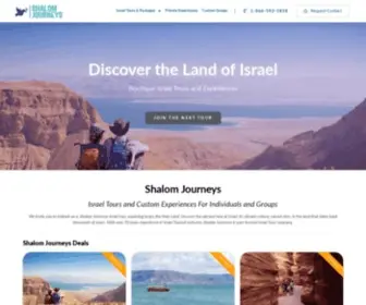 Shalomjourneys.com(Israel Tours and Travel) Screenshot