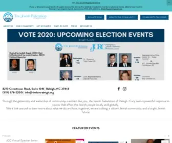 Shalomraleigh.org(JEWISH FEDERATION RALEIGH/CARY) Screenshot