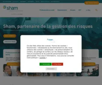 Sham.com(Sham, partenaire des acteurs européens de la Santé et du médico-social) Screenshot