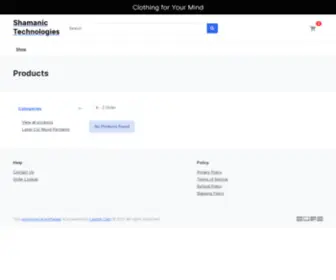 Shamanictechnologies.com(Products) Screenshot
