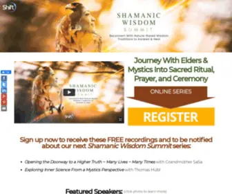 Shamanismsummit.com(Invoking Our Elders) Screenshot