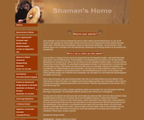 Shamanshome.com(Shamanisme) Screenshot