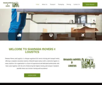 Shamaramovers.co.ke(Shamara Movers & Logistics) Screenshot