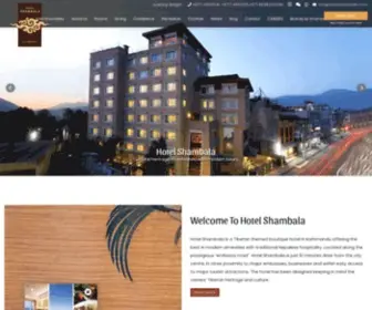 Shambalahotel.com(Hotel Shambala) Screenshot