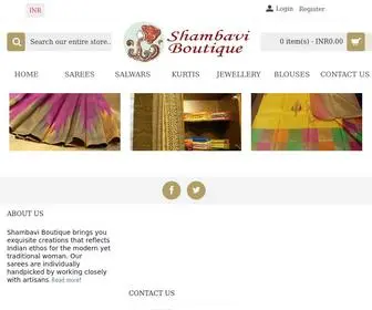 Shambaviboutique.com(Shambavi Boutique) Screenshot