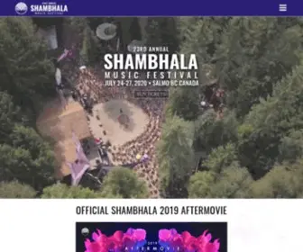 ShambhalamusicFestival.com(Shambhala Music Festival) Screenshot