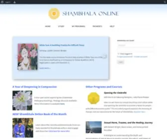Shambhalaonline.org(Online Classes in Meditation) Screenshot