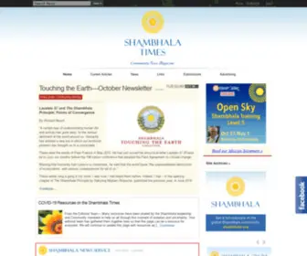 Shambhalatimes.org(Shambhala Times Community News Magazine) Screenshot