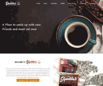 Shambhuscoffeebar.com(Shambhu`s Coffee Bar) Screenshot