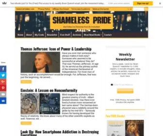 Shamelesspride.com(Shameless Pride) Screenshot