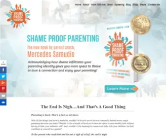 Shameproofparenting.com(Mercedes Samudio) Screenshot