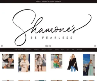 Shamones.com(Shamone's) Screenshot