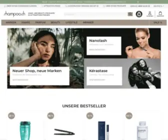 Shampoo.ch(Online Shop für Haar) Screenshot
