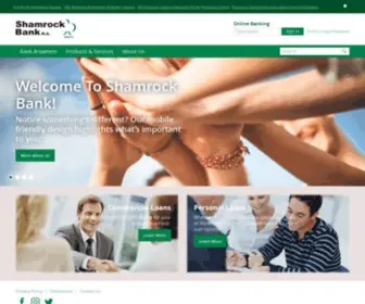 Shamrockbank.com(Shamrock Bank N.A) Screenshot
