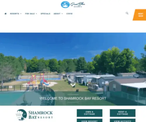 Shamrockbayresort.com(Affordable Muskoka Resort Cottage Ownership) Screenshot