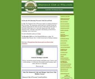 Shamrockclubwis.com(The Shamrock Club of Wisconsin) Screenshot