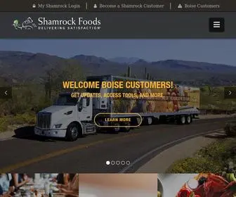 Shamrockfoodservice.com(We are a food distributor and food supplier) Screenshot