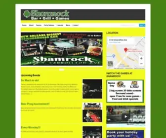 Shamrockparty.com(Shamrock New Orleans) Screenshot