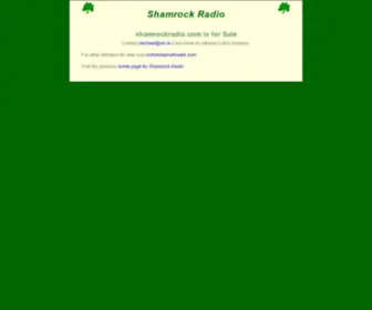 Shamrockradio.com(Shamrock Radio for Irish Music) Screenshot