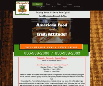 Shamrocks-Pubandgrill.com(Shamrocks Pub n Grill St) Screenshot