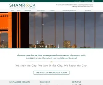 Shamrocksf.com(Shamrock Real Estate Co) Screenshot