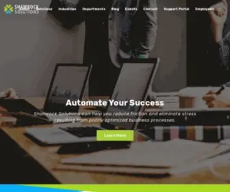 Shamrocksolutionsllc.com(Business Process Automation Software Solution in Kansas) Screenshot