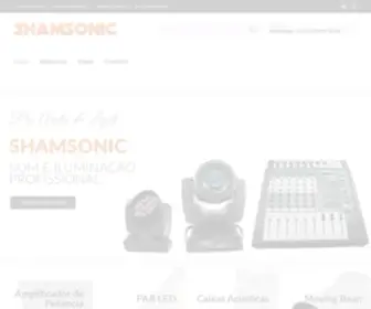 Shamsonic.com.br(Som e Iluminação Profissional) Screenshot