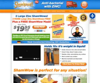 Shamwowcanada.com(Shamwow) Screenshot