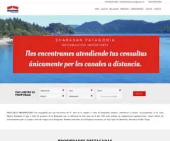 Shanahan-Patagonia.com(Shanahan Propiedades) Screenshot