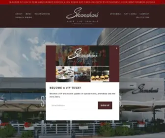 Shanahanssteakhouse.com(Shanahan's Steakhouse) Screenshot