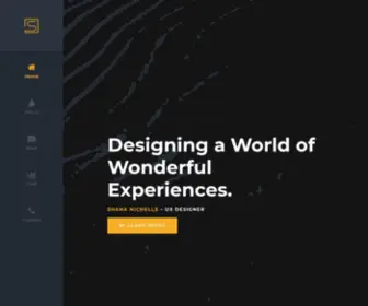 Shananichelle.com(UX Designer) Screenshot