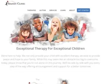 Shandyclinic.com(Children's Therapy Center in Colorado) Screenshot