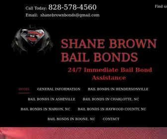 Shanebrownbailbonds.com(Bail Bonds Services) Screenshot