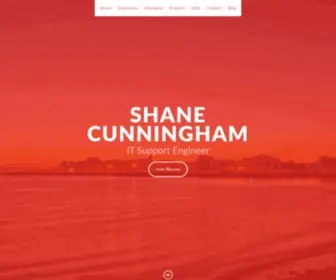 Shanecunningham.me(Shane Cunningham Resume) Screenshot