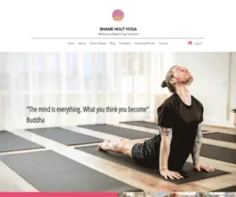 Shaneholtyoga.com(Shane Holt Yoga) Screenshot