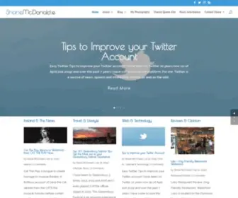 ShanemCDonald.ie(Shane) Screenshot