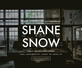 Shanesnow.com(Shane Snow) Screenshot