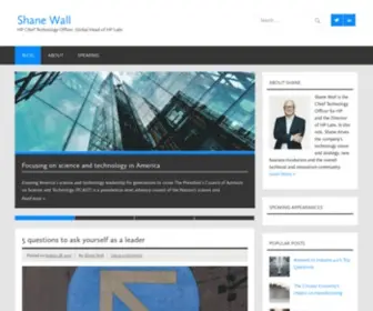 Shanewallcto.com(Shane Wall) Screenshot