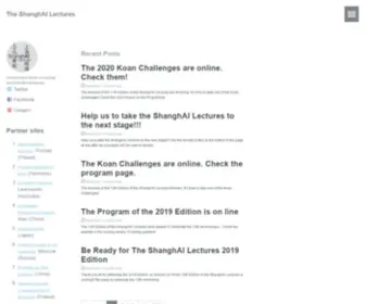 Shanghailectures.org(SHANGHAILECTURES) Screenshot