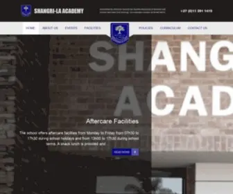 Shangri-Laacademy.co.za(Shangri-La Academy) Screenshot