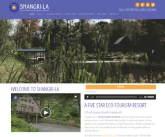 Shangri-Larentals.com(Luxury Off The Grid Vacation Rental Homes Naples NY) Screenshot