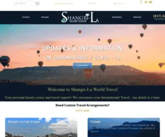 Shangri-LaWorldtravel.com(Shangri-La World Travel Luxury Cruises & Vacations Dallas TX) Screenshot