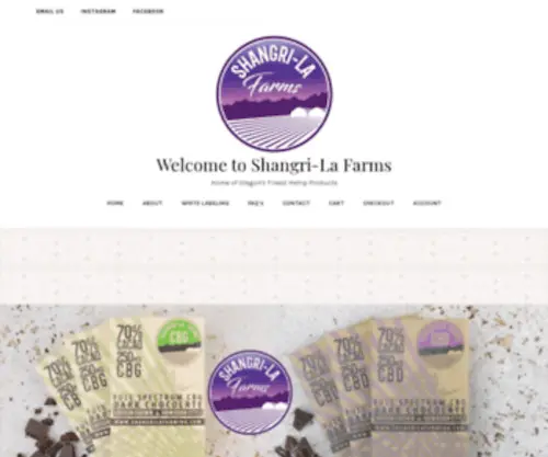 Shangrilafarming.com(Shangri-La Farms) Screenshot