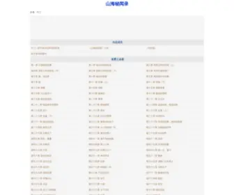 Shanhaimiwenlu.com(山海秘闻录最新更新) Screenshot