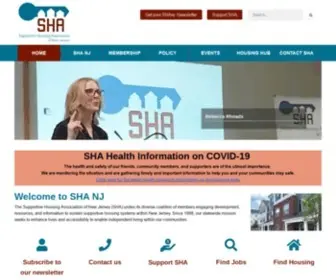 Shanj.org(Supportive Housing Association of New Jersey) Screenshot