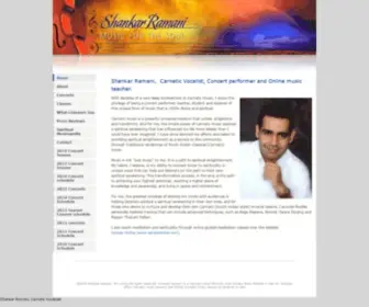 Shankarramani.com(About Shankar Ramani) Screenshot