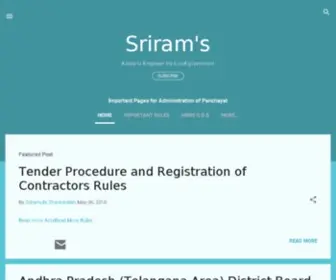 Shankarsriram.com(Sriram's) Screenshot